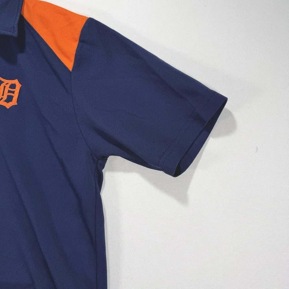Detroit‎ Tigers Polo Shirt MLB Genuine Merchandise Men's Medium Blue Baseball - Picture 8 of 8